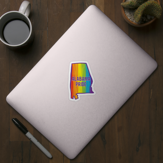 Alabama Pride - LGBTQ by Manfish Inc.